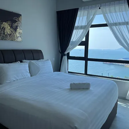 Kota Kinabalu Jesselton Quay Sea View With Washing Machine公寓